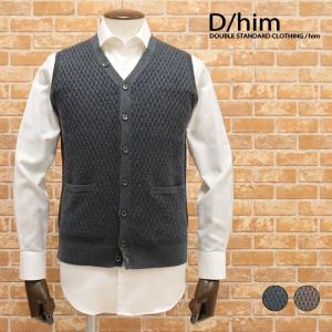 秋冬 D/him ウール Vネック ニットベスト シンプル