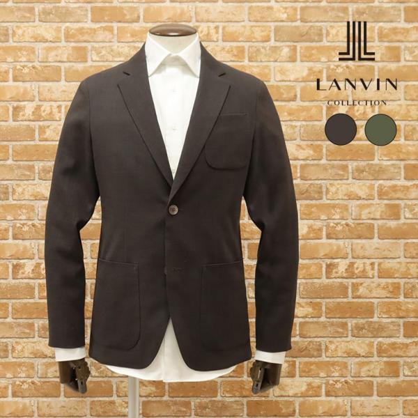 【アウトレット72％OFF】LANVIN COLLECTION 日本製ジャケット 快適 清涼リネン ...