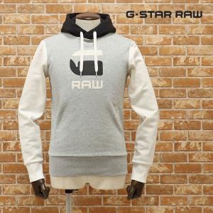 G-STAR RAW 裏起毛パーカー GRAPHIC 19 CORE HDD SW L/S D12389-B161-906 ロゴ レタード プリント ストリート アメカジ メンズ ジースター ロゥ｜アートフィッシュ