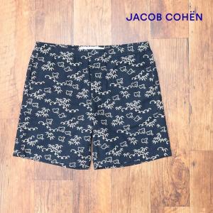 春夏 JACOB COHEN イージー ハーフパンツ U O T07 01 GREGORY ストレッチ ひよこ柄 イタリア製 かわいい リラックス 父の日 メンズ ヤコブ コーエン｜artfish