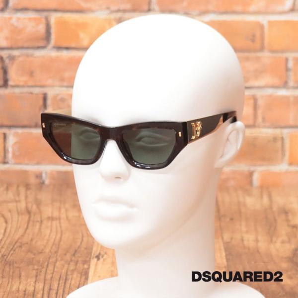 DSQUARED2 サングラス D2 0033/S フォックス型 カラーレンズ 男女兼用 アイウェア...