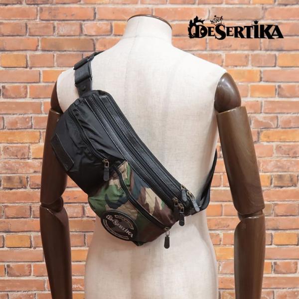 DESERTIKA ボディバッグ ACIDBLACKOUT-1006 CORDURA リモンタ社 撥...