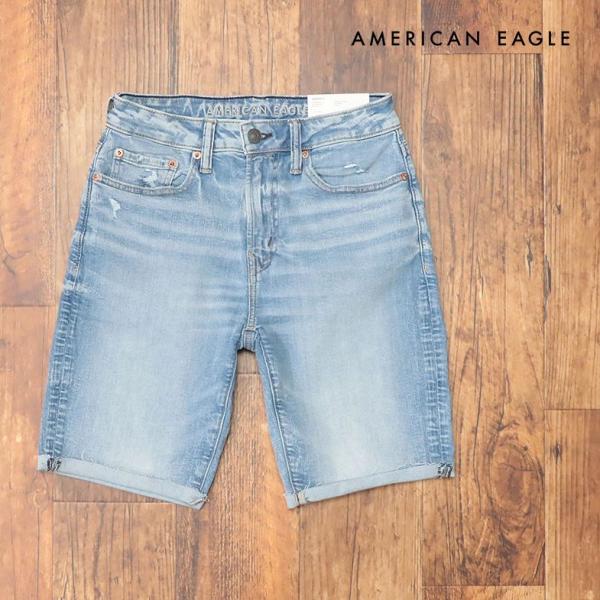 春夏 AMERICAN EAGLE デニム ハーフパンツ 3131-7467 ストレッチ◎ ダメージ...