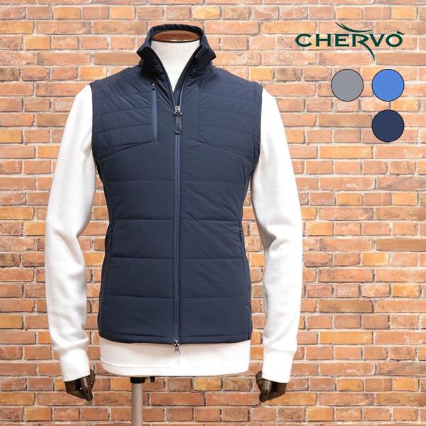 【期間限定ポイント15倍】【アウトレット65%OFF】CHERVO 中綿ベスト 撥水 防風 透湿 保...