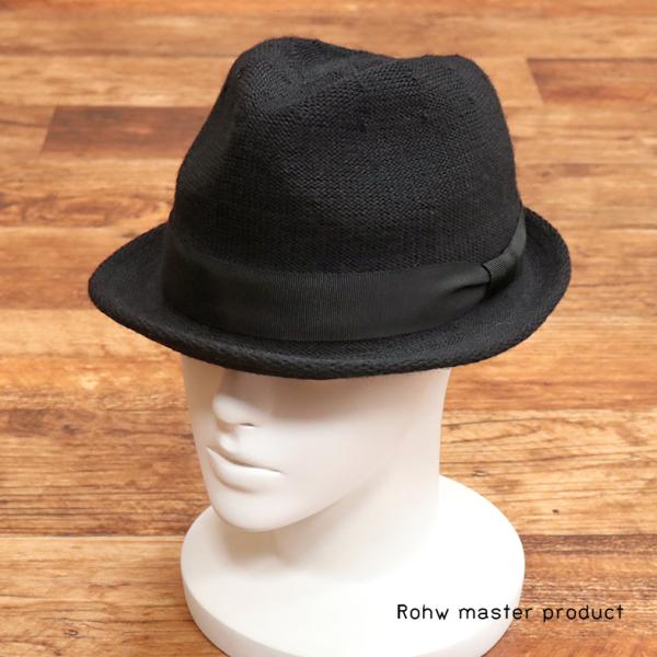 【期間限定ポイント15倍】Rohw master product 日本製 ウールブレンド 中折れハッ...