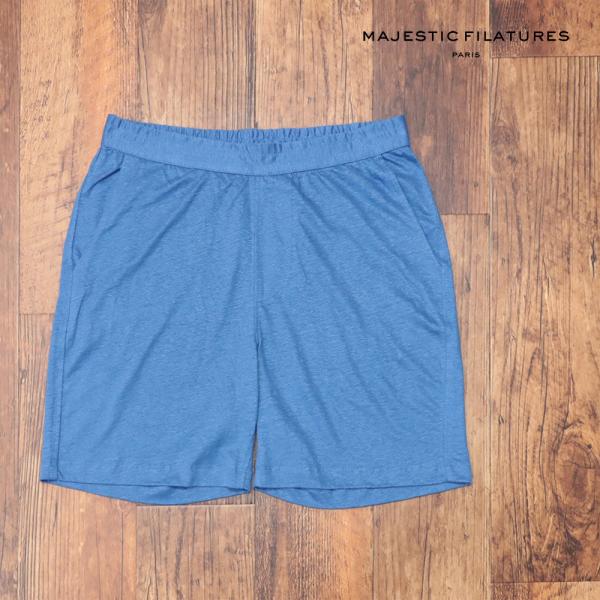 【期間限定ポイント15倍】春夏 MAJESTIC FILATURES イージー ハーフパンツ M01...