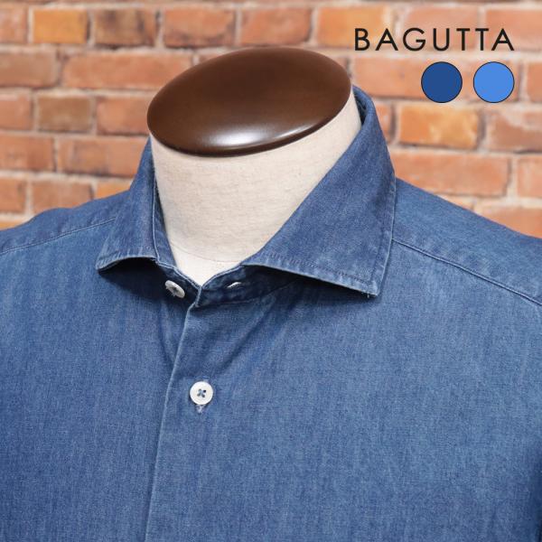 【期間限定ポイント10倍】24AW BAGUTTA デニムシャツ WALTER_EBLW 12780...