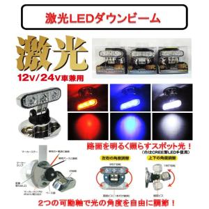 JB 激光 LED ダウンビーム ダウンライト 12V 24V 兼用 全3種 トラック 607の商品画像