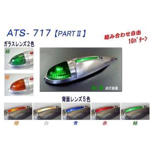 ナマズランプ クリアガラスレンズ ボルト付 大 2個 ナマズマーカー 約