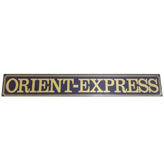 WEB限定 プリントステッカー ORIENT-EXPRESS ミラーゴールド / ネイビー 340m...