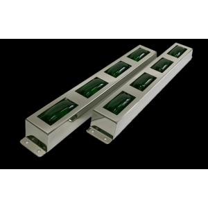 アートフレンド オリジナル 角抜き 4連 車高灯 LR セット S80 角マーカー 付き 緑 / 橙...