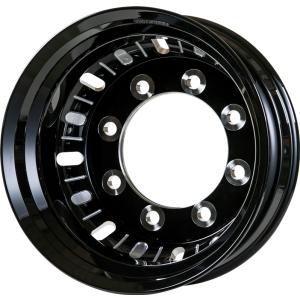 トラック アルコア アルミホイール 19.5×6.75 JIS規格 8穴 2本 中古
