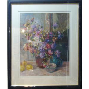 絵画 版画 VIKO リトグラフ 静物画 実りの秋 送料無料 : アート