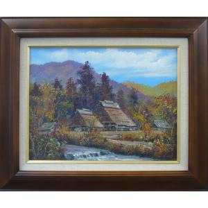 絵画 梅沢民雄 肉筆油絵 風景画 水辺 パリ セーヌ河 送料無料 : アート