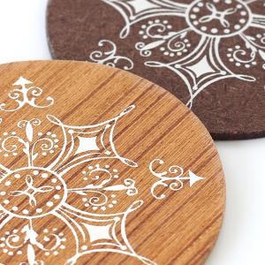 クリスマス 赤 ランチョンマット 6枚セット コースター6枚付き 送料