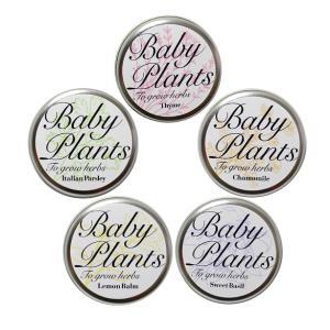 ベビープランツ【小さなハーブ栽培セット】NEW　　　 花、ガーデニング 　 種、種子 　栽培キット 花　ハーブ　野菜　家庭菜園