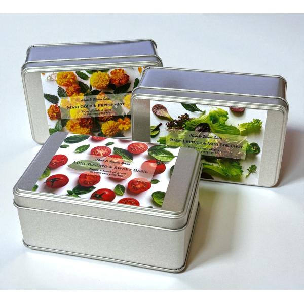 【栽培キット】ハーブ＆ブルームシリーズ（3種類）　　　　　　花　ガーデニング　種　種子　栽培キット　