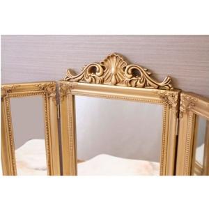 Newチャーチルウッド【三面鏡】 家具 インテ...の詳細画像3
