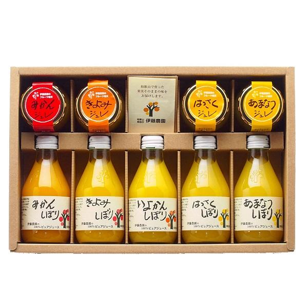 和歌山 伊藤農園 柑橘ジュース＆寒天ジュレ 詰め合わせセット     SR   飲料　ソフトドリンク...