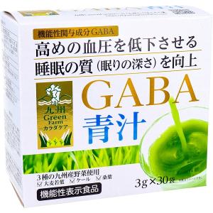 九州Green Farm カラダケア GABA青汁 3g×30袋入               健康　健康飲料　青汁   国産　日本製｜artfulllife