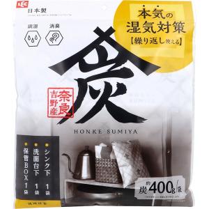 調湿・消臭木炭 本家炭屋 スクエアタイプ M 1個入　　　　除湿剤　消臭剤　除湿　調湿　消臭　湿気取り 　炭　国産