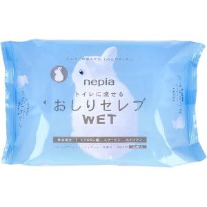 ネピア トイレに流せる おしりセレブWET 詰替用 60枚入 衛生日用品　 ウェットティッシュ