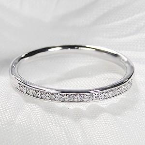 Pt900  0.1ct ダイヤモンド エタニティリング