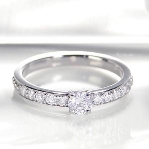 ピンキー対応 Pt900 ダイヤモンド リング