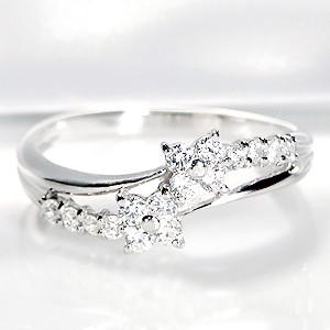 K18 YG PG 0.52ct ダイヤモンド リング人気 上品 ダイヤ ダイア 18金