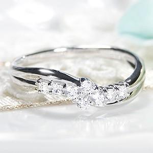 Pt950 0.52ct ダイヤモンド リング人気 上品 ダイヤ ダイア プラチナ