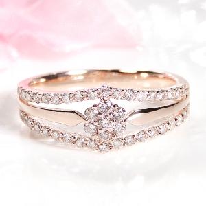 K18 YG PG 0.52ct ダイヤモンド...の詳細画像1