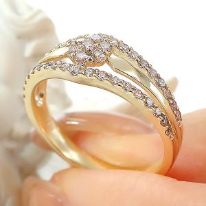 K18 YG PG 0.52ct ダイヤモンド...の詳細画像3