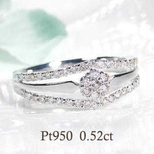 K18 YG PG 0.52ct ダイヤモンド リング人気 上品 ダイヤ ダイア 18金