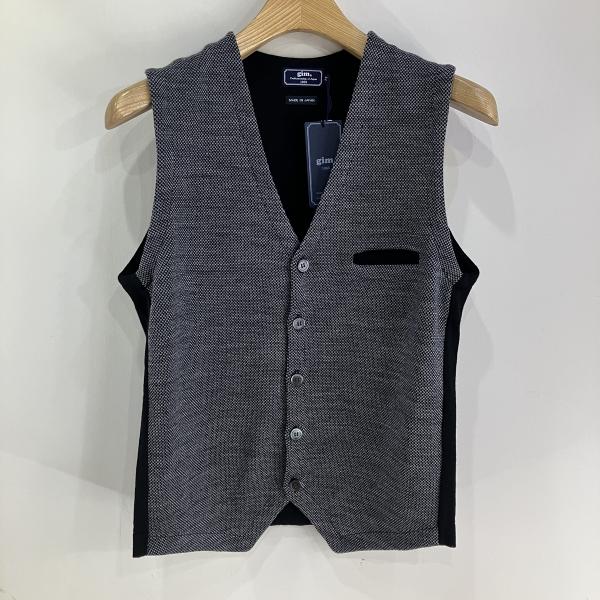 【gim｜ジム】【セール30%off】ジム バーズアイ ウールニットジレ ベスト/24538080-...