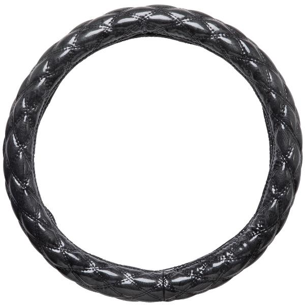 極太ハンドルカバー ウッドダイヤ ブラック 2HS 5tトラック、大型トラック等 2HSサイズ(45...