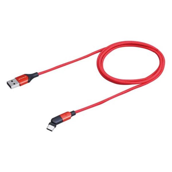 180USBケーブルA to C ケーブル長:1.1m、USB Type-A、USB Type-C、...