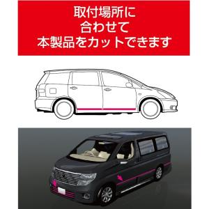 アクセントモール トリムモール クロームメッキ...の詳細画像5