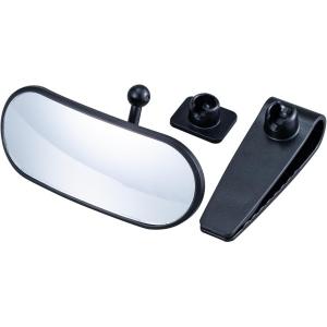 2WAYサポートミラー カー用品 後方確認 死角対策 粘着テープ 純正サンバイザー 曲面鏡 角度調整 デジタルインナーミラー 後部座席 R116 セイワ