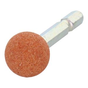 H&H 六角軸軸付砥石 丸型 #60  三共コーポレーション