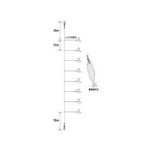 ささめ針 ママカリサビキ 針5号-ハリス1.5...の詳細画像1