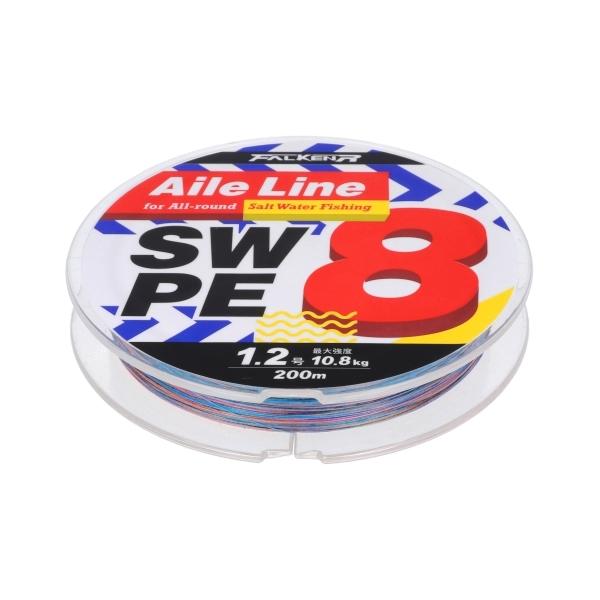 ファルケン R Aile Line 200m 1.2号 5カラー [エールライン SW PE X8]...
