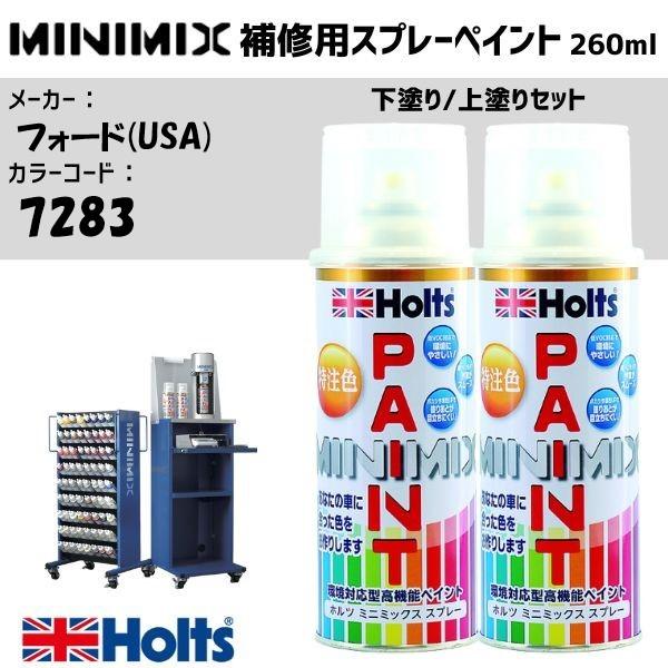 フォード(USA) 7283 RUBY RED 3C 下塗り/上塗りセット MINIMIX スプレー...