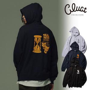 15th Anniversary Special Collection クラクト パーカー CLUCT×Mike Giant #H[ZIP HOODIE] メンズ プルオーバー 15周年 コラボレーション｜artif