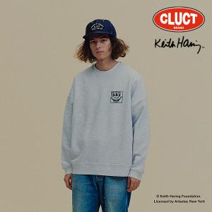 クラクト スウェット CLUCT×Keith Haring(キース・ヘリング) #F [CREW SWEAT] Keith Haring メンズ トレーナー コラボレーション 送料無料｜artif