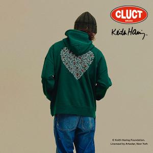 クラクト パーカー CLUCT×Keith Haring(キース・ヘリング) #G [HOODIE] Keith Haring メンズ プルオーバー コラボレーション 送料無料｜artif