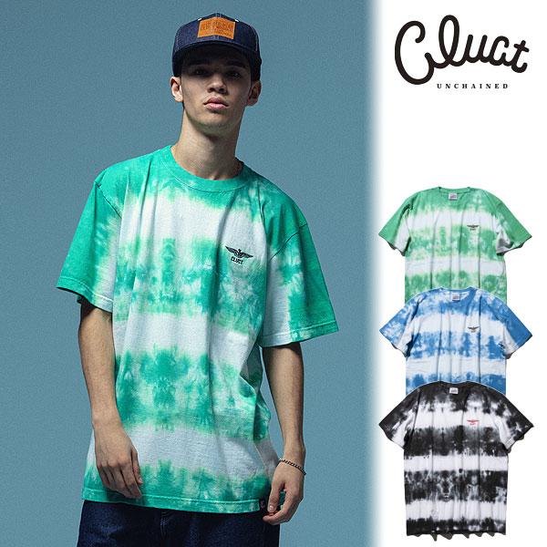 クラクト Tシャツ CLUCT HALF MOON[DYE S/S BORDER TEE] メンズ ...