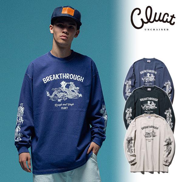 クラクト Tシャツ CLUCT BREAKTHROUGH[DYE L/S TEE] メンズ 送料無料