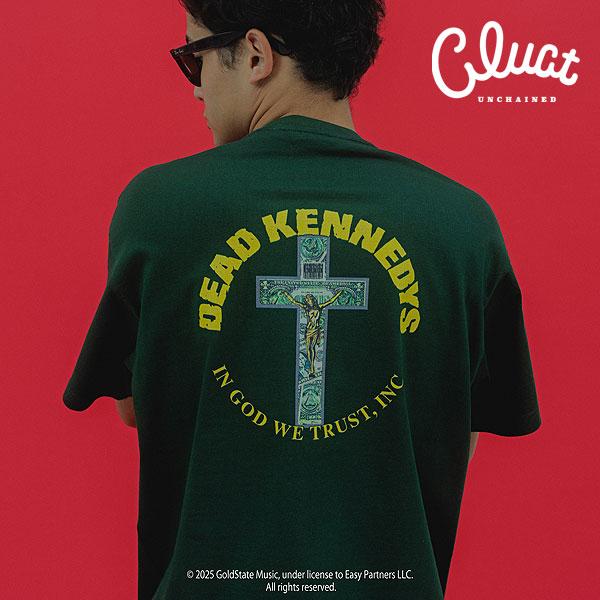 CLUCT × DEAD KENNEDYS クラクト Tシャツ CLUCT IN GOD WE TR...