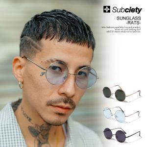 サブサエティ サングラス SUBCIETY SUNGLASS -RATS- subciety メンズ ラウンドタイプ 送料無料 ストリート｜artif