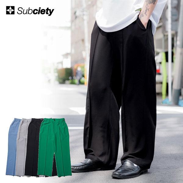 SALE セール SUBCIETY サブサエティ パンツ LOOSE TAPERED SLACKS ...